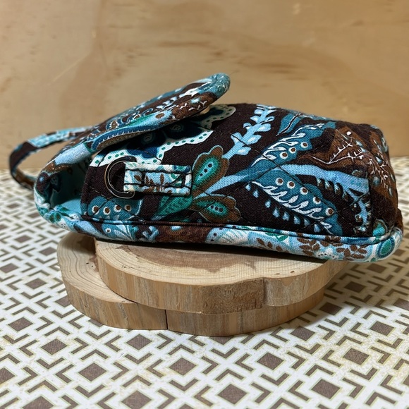 Vera Bradley Pouch Retired Java Blue Pattern - Picture 8 of 9